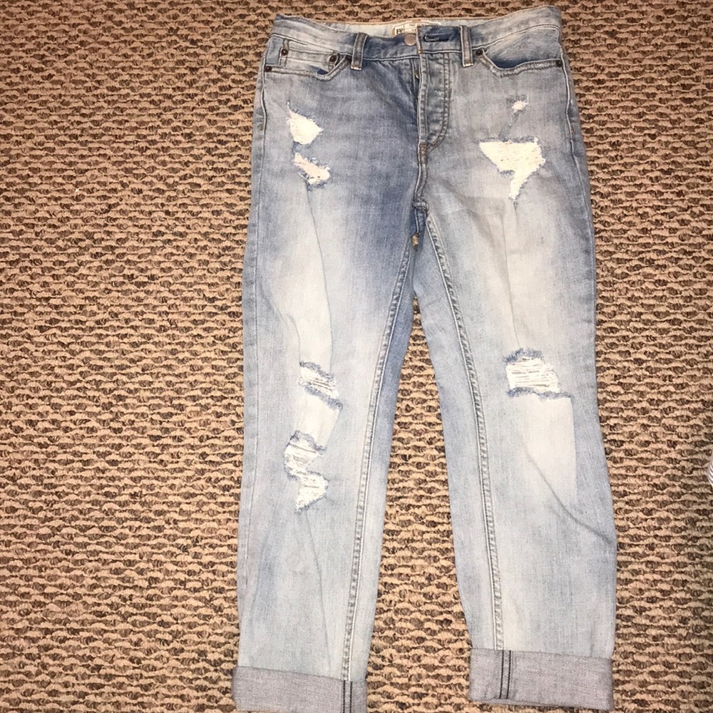 Free people boyfriend jeans